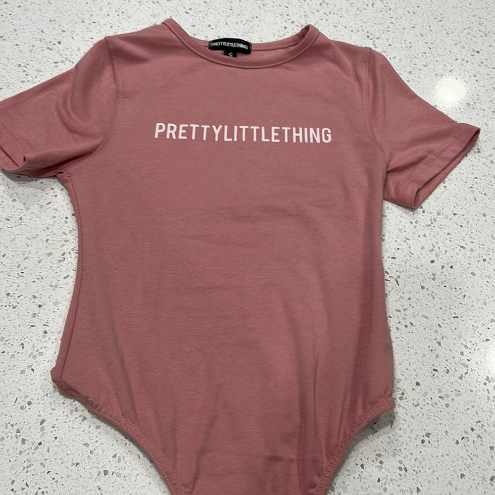 Pretty little thing pink bodysuit